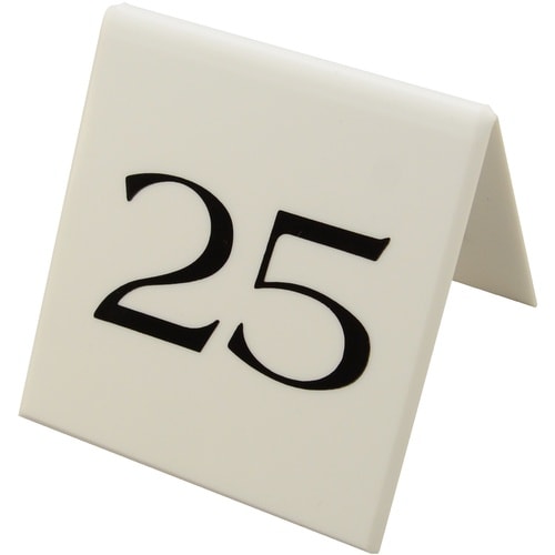 光 サインプレート テーブルナンバー山型 両面表示