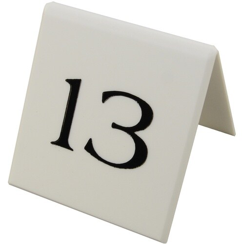 光 サインプレート テーブルナンバー山型 両面表示