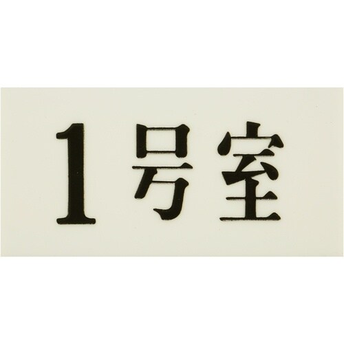 光 プレート 35×70×2 1号室