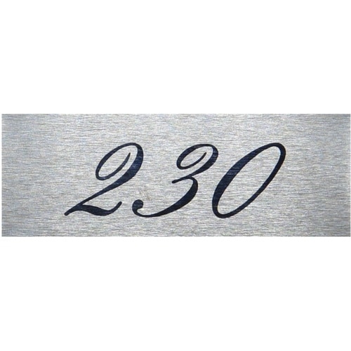 光 テーブルナンバー 230 アルミ