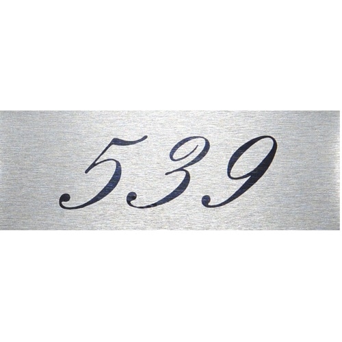 光 テーブルナンバー 539 アルミ