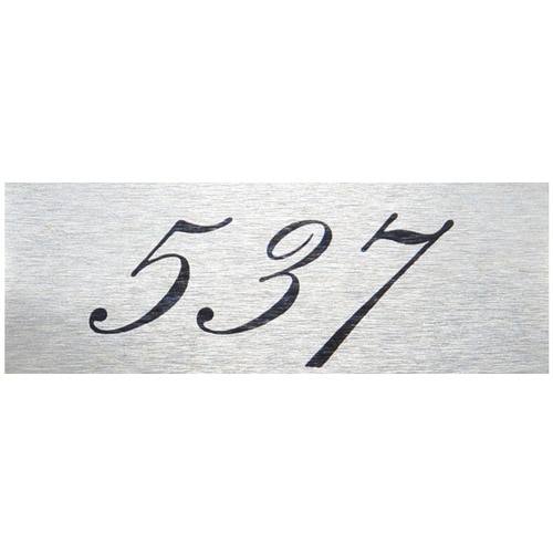 光 テーブルナンバー 537 アルミ