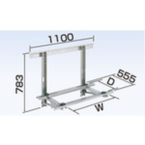 オーケー器材 エアコン室外機架台 PAキーパー 壁