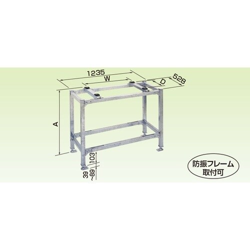 オーケー器材 エアコン室外機架台 PAキーパー 高