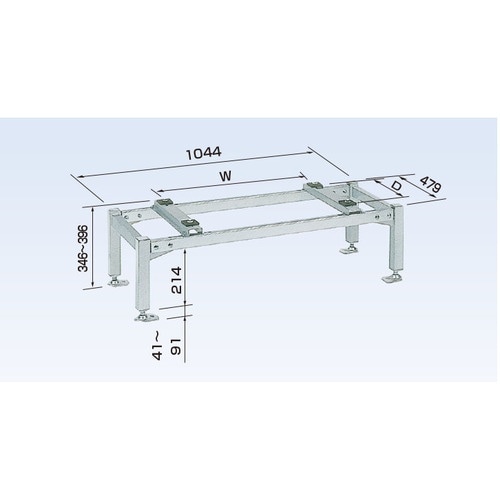 オーケー器材 エアコン室外機架台 PAキーパー 平