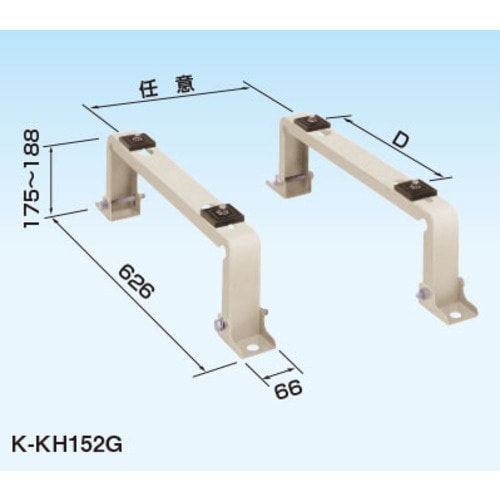 オーケー器材 エアコン室外機架台 PAキーパー 平