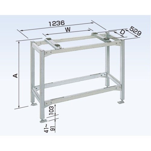 オーケー器材 エアコン室外機架台 PAキーパー 高