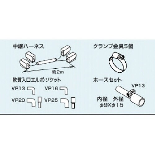 オーケー器材 ドレンポンプキット用別売品 接続キッ