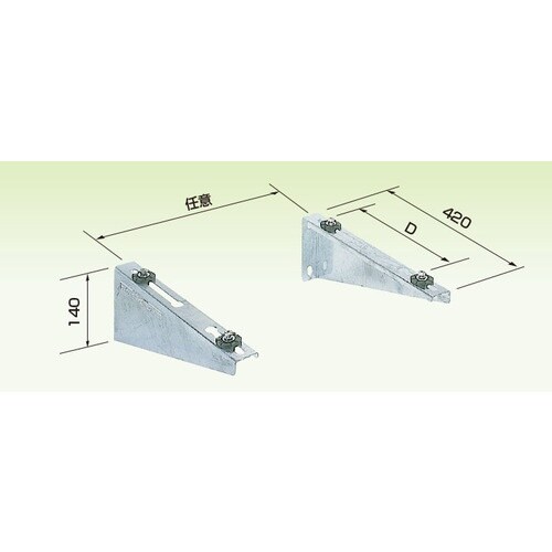 オーケー器材 エアコン室外機架台 RAキーパー ブ