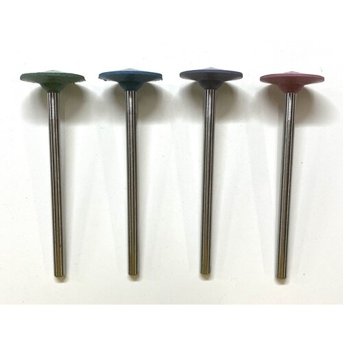 ポリマスター 研磨用 弾性ゴム砥石 軸付2.35m