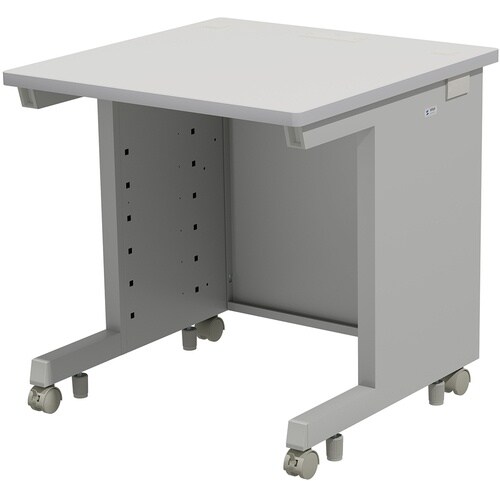 SANWA eデスク(グレー)W700×D700×