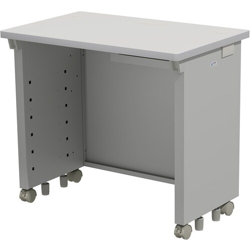 SANWA eデスク(グレー)W800×D500×