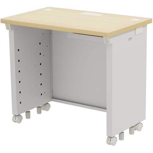 SANWA eデスク(薄い木目)W800×D500