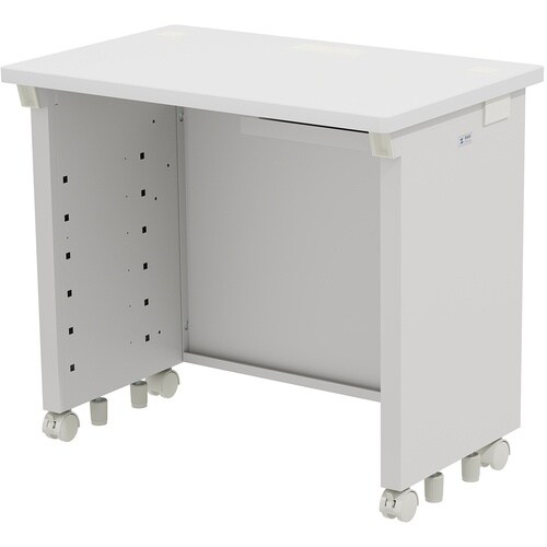 SANWA eデスク(ホワイト)W800×D500