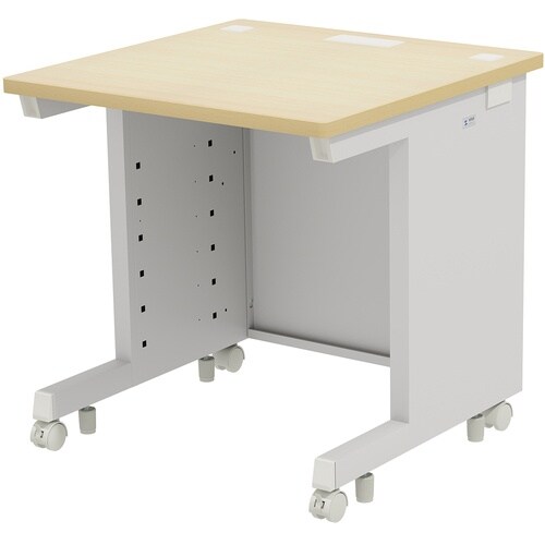 SANWA eデスク(薄い木目)W700×D700