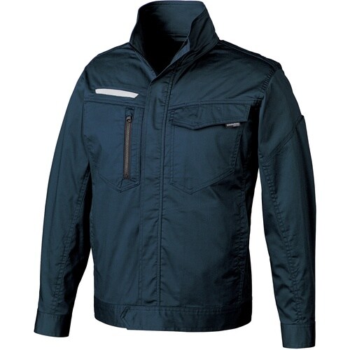 クロダルマ 長袖ジャンパー ネイビー 3L