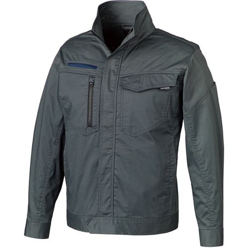 クロダルマ 長袖ジャンパー チャコールグレー LL