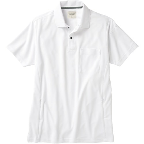 クロダルマ 半袖ポロシャツ ホワイト 4L