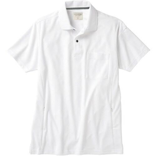 クロダルマ 半袖ポロシャツ ホワイト 3L