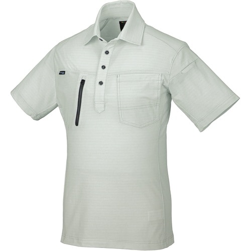 クロダルマ 半袖ポロシャツ シルバー 4L