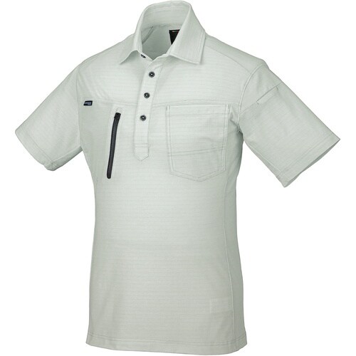 クロダルマ 半袖ポロシャツ シルバー 3L