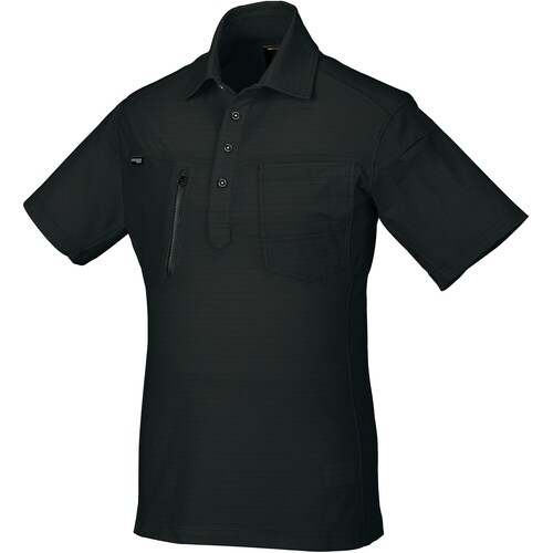 クロダルマ 半袖ポロシャツ ブラック 4L
