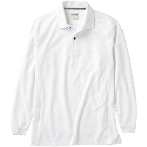 クロダルマ 長袖ポロシャツ ホワイト M