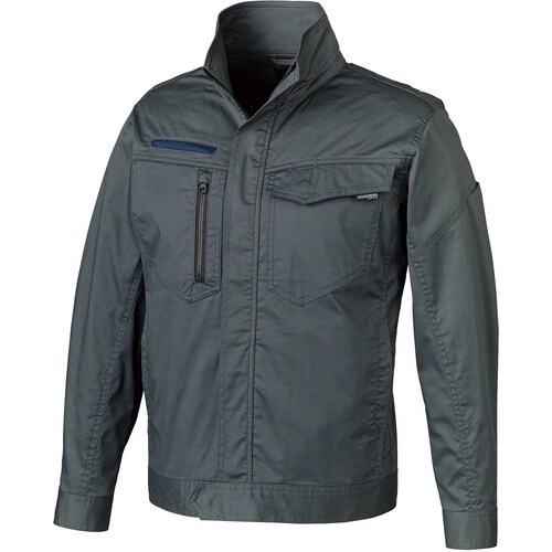 クロダルマ 長袖ジャンパー チャコールグレー 6L