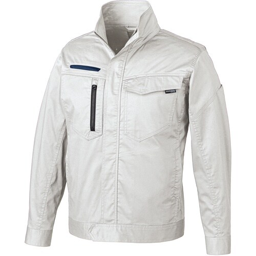 クロダルマ 長袖ジャンパー シルバー 6L