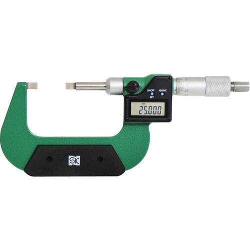 SK デジタル直進式ブレードマイクロメータ 測定範