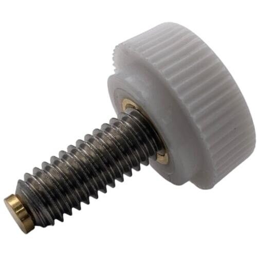 ラクテム ナイロン化粧ネジ 白 M6−19 真鍮パ