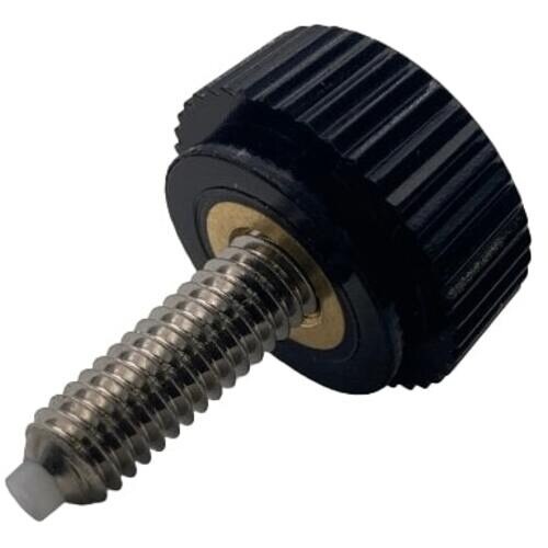 ラクテム ナイロン化粧ネジ 黒 M4−8 樹脂パッ