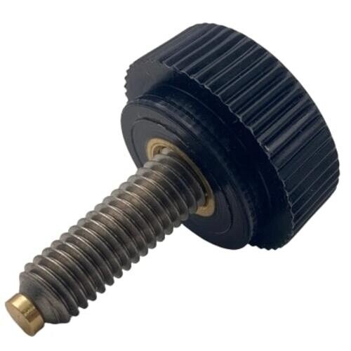 ラクテム ナイロン化粧ネジ 黒 M5−19 真鍮パ