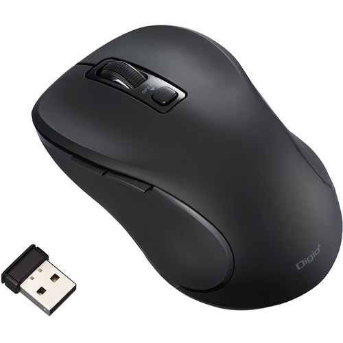 ナカバヤシ 無線静音5ボタンBlueLEDマウス/