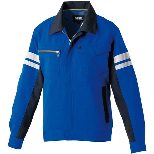 SOWA 964 長袖ブルゾン(反射材付き) ブル