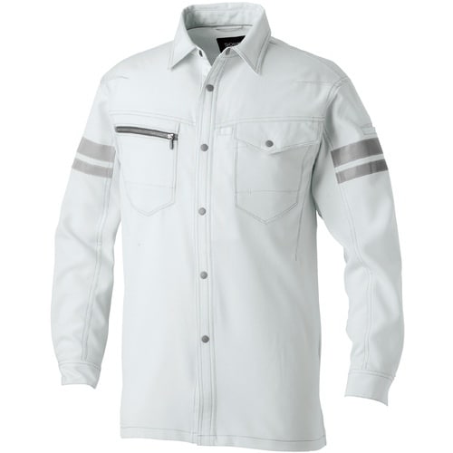 SOWA 960 長袖シャツ(反射材付き) シルバ