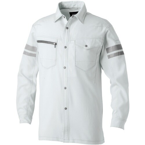 SOWA 960 長袖シャツ(反射材付き) シルバ