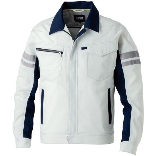 SOWA 964 長袖ブルゾン(反射材付き) シル