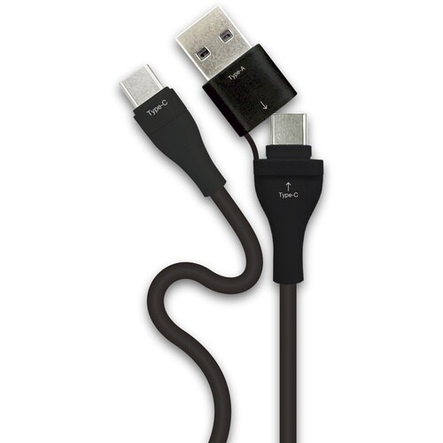 air−J ふわふわケーブル2IN1CtoA変換ア