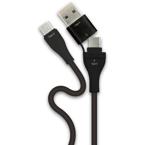 air−J ふわふわケーブル2IN1CtoA変換ア