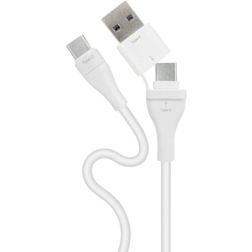 air−J ふわふわケーブル2IN1CtoA変換ア