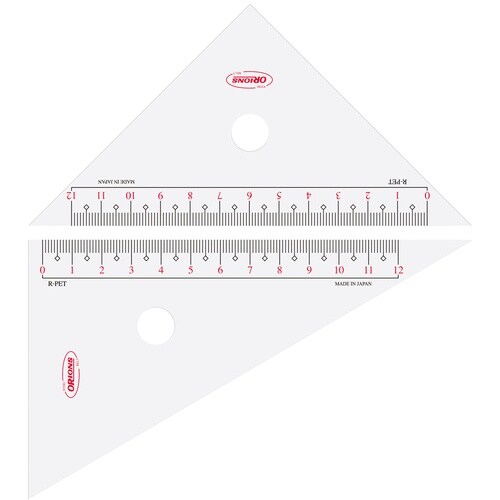 共栄プラスチック オリオンズ15cm三角定規
