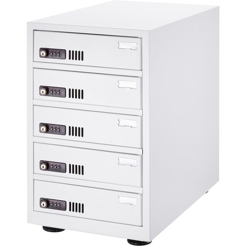 SANWA 個別管理用タブレット保管庫(5台収納)