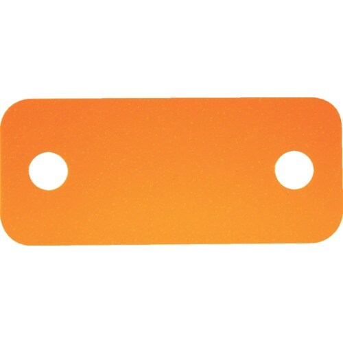 TRUSCO 靴用ネームプレート10枚入 黄