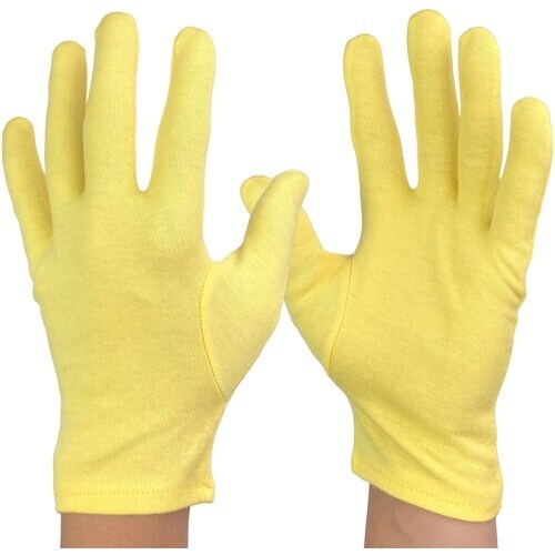 WINCESS 綿スムスマチ無し手袋 イエロー
