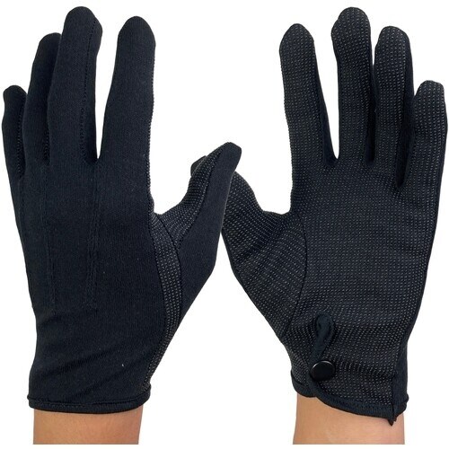 WINCESS 礼装用手袋 黒 綿 ホック 滑り止