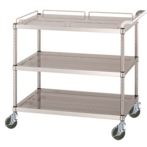 シンコー ステンレスワゴン(SUS304)天地3段