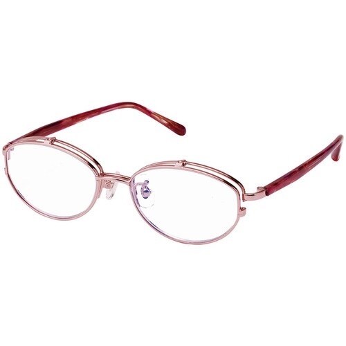 パール 本革メガネスタンド黒ネコ