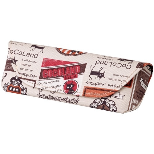 パール メガネケース HA−135 ネコ ワッペン