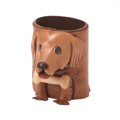 パール 本革メガネスタンドゴールデン